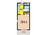 ハイムとき 1Kの間取り