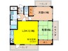 マンション泉 2LDKの間取り