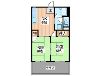 間取図 メゾン川口Ⅱ