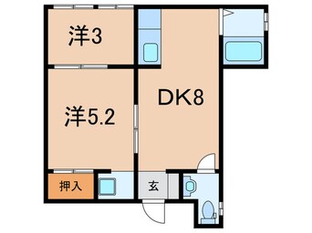 間取図 ビーコート鈴蘭台PⅠ　A棟