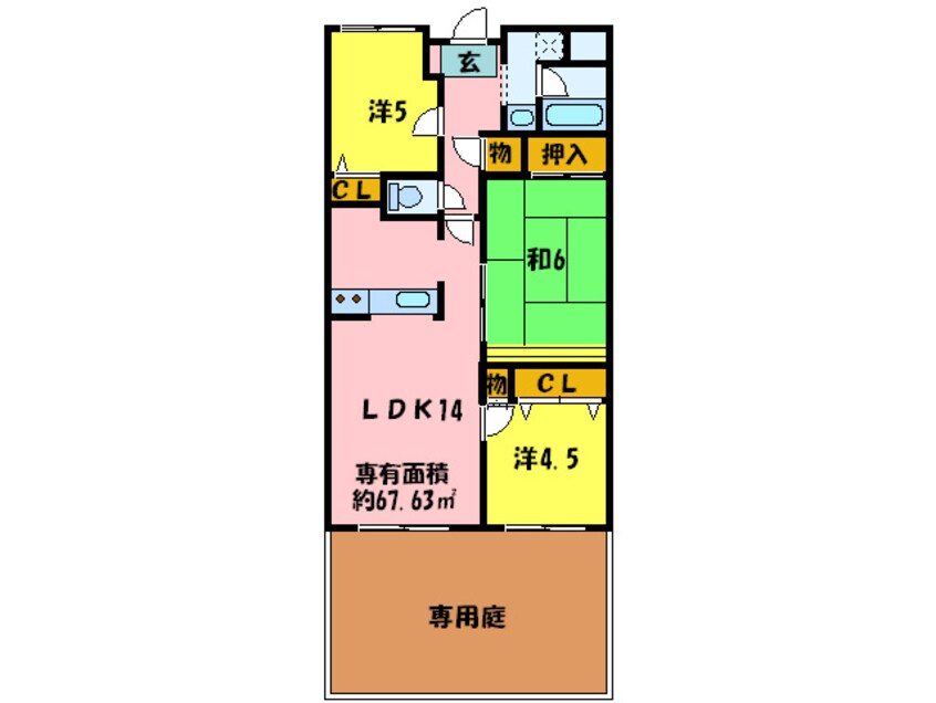 間取図 サンウエスト