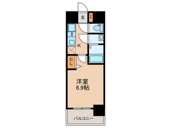 間取図 プレミアムコート阿波座WEST