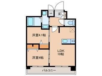 間取図 ﾌﾟﾚｻﾝｽ大正ｴﾐﾅﾝｽ(1504)