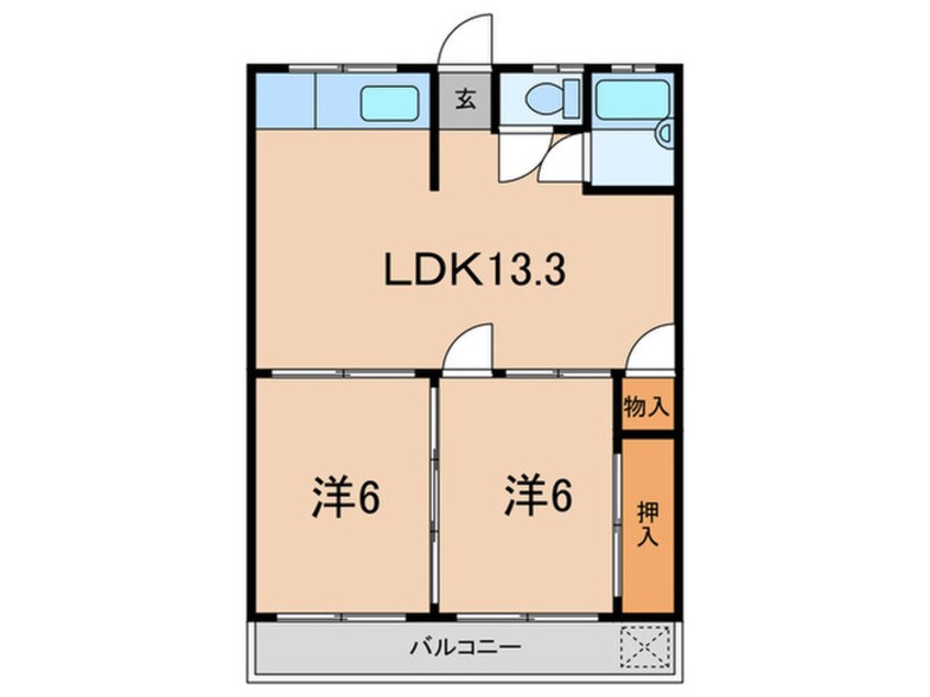 間取図 メゾンネバーランド