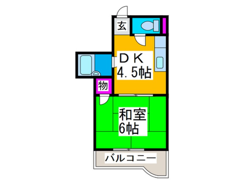 間取図 グラントピア橘