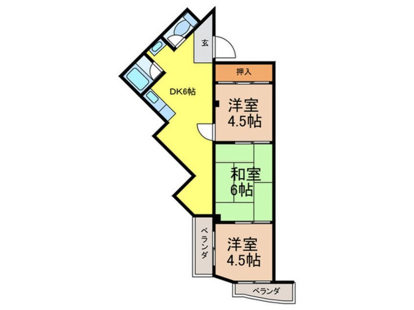 間取図 ゆきみマンション