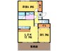 アクシス・Ｔ 2LDKの間取り