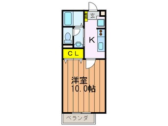 間取図 シャンティ－１号館