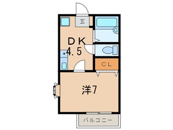 間取図 セジュール諏訪山