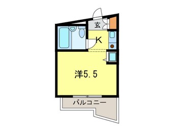 間取図 フロ－レンス夙川