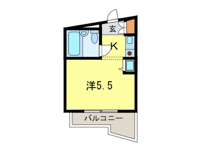 間取図 フロ－レンス夙川