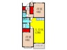 エトワ－ル八王寺 2LDKの間取り