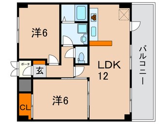 間取図 グランディア篠原