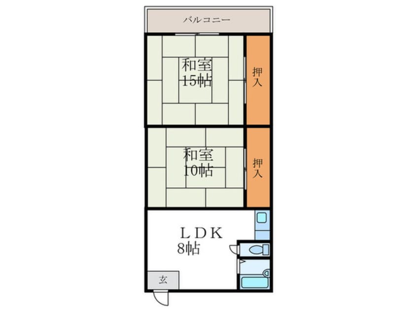 間取図 アーバンハイツ上長者町通
