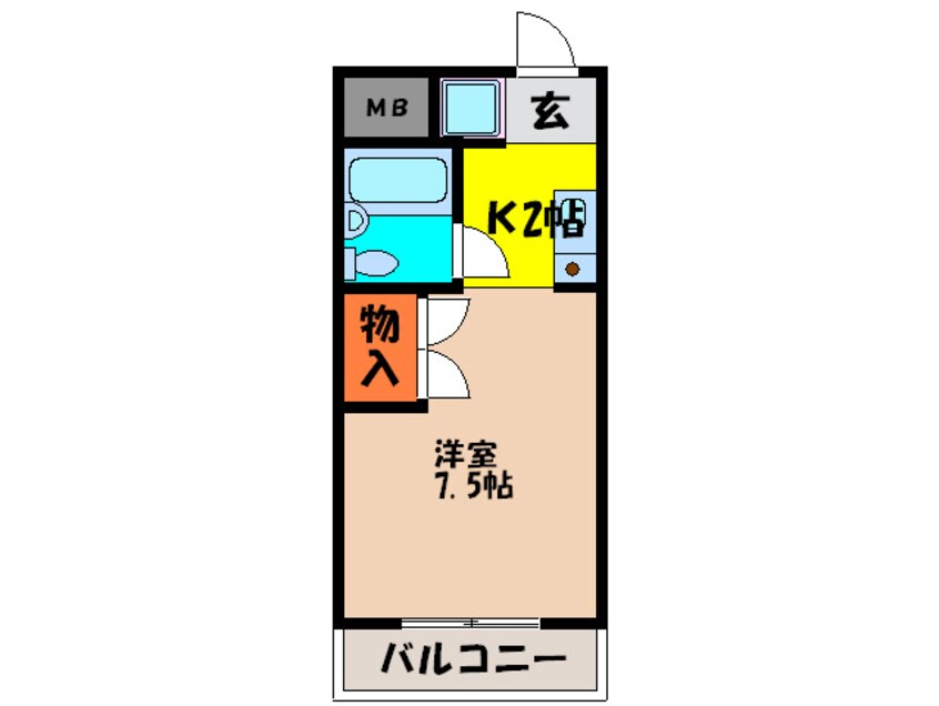 間取図 ロイヤルエスペラントオクノ