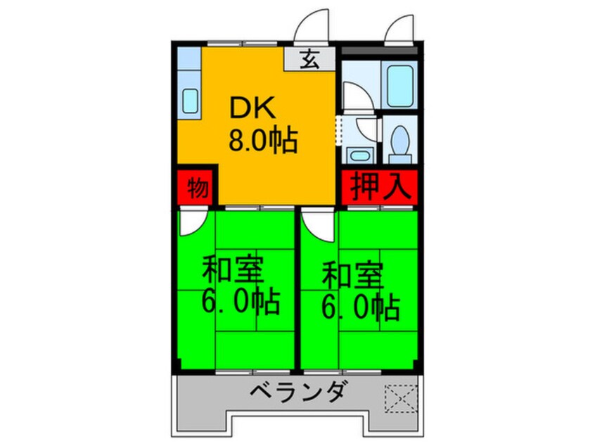 間取図 旭ガーデンハイツ