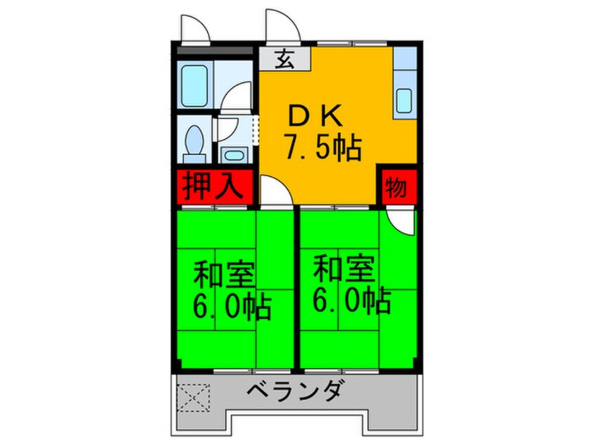 間取図 旭ガーデンハイツ