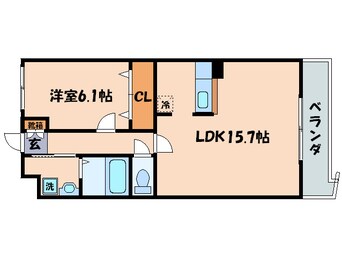 間取図 Ｂｒｉｃｋ　ｙａｒｄ