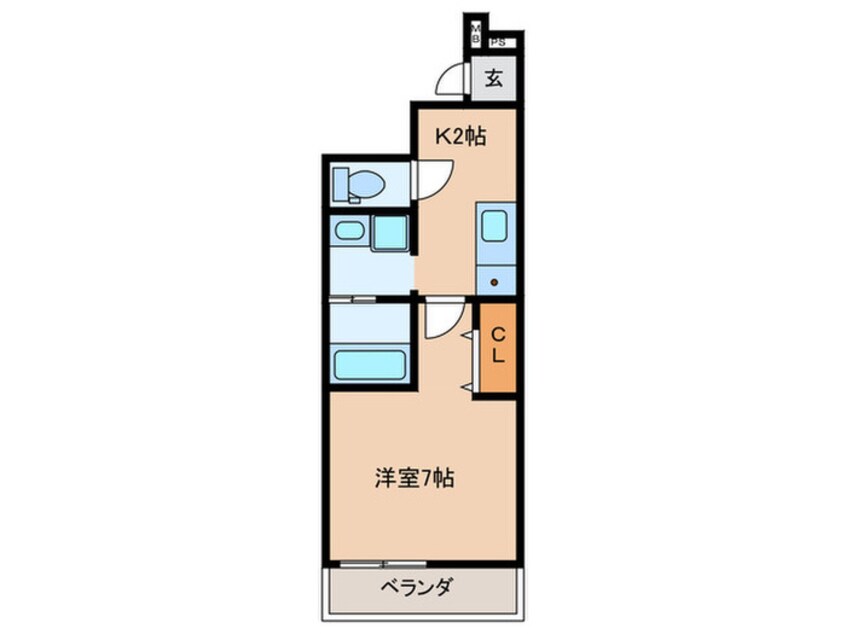 間取図 フジパレス長田サウス