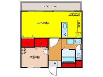 間取図 コーポ津雲台