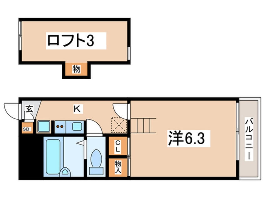 間取図 Ｓｋｙ　Ｇａｒｄｅｎ