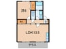 ヴァンテ－ヌ津門　１ 1LDKの間取り