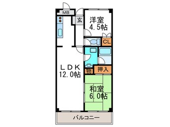 間取図 千里ヒルトンハイム壱番街