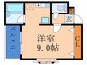 ﾘﾍﾞﾗﾙ２１ 1Rの間取り