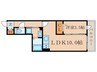ネクスト伏見 1LDKの間取り