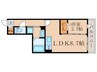 ネクスト伏見 1LDKの間取り