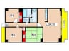 アメニティ双ヶ丘 3LDKの間取り