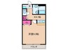 サンパティ－ク信 1Kの間取り