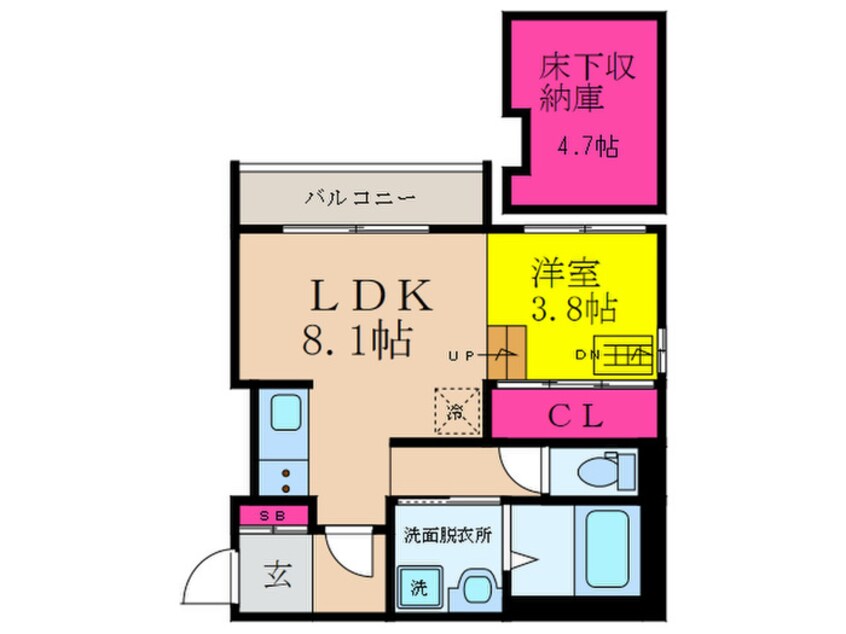 間取図 ハーモニーテラス東御旅町