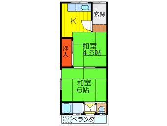 間取図 池上文化住宅