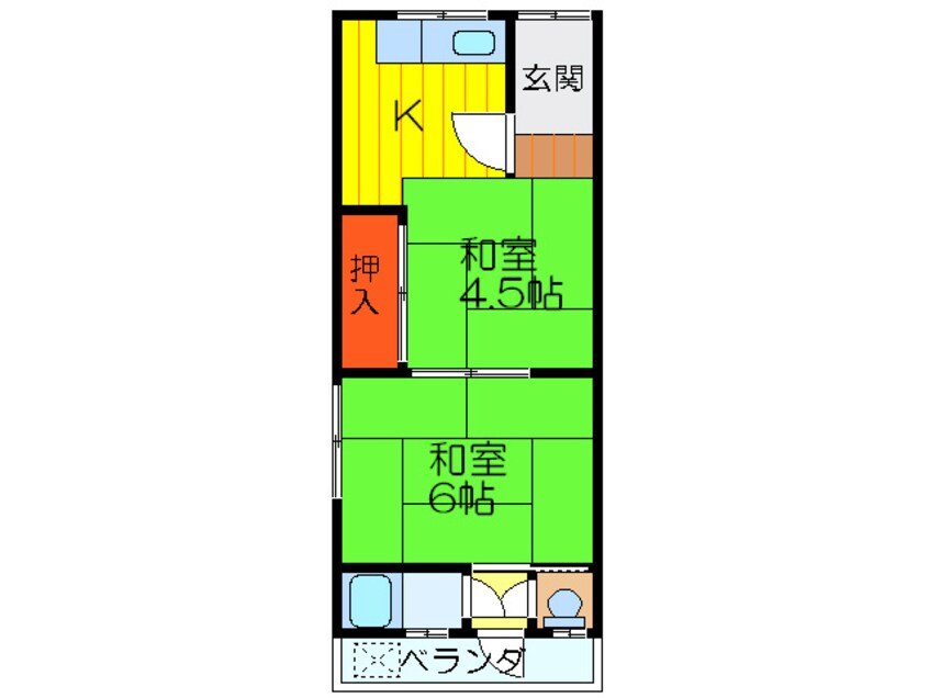 間取図 池上文化住宅