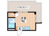 ＲＩＳＥ　ＥＡＳＴ 1Rの間取り