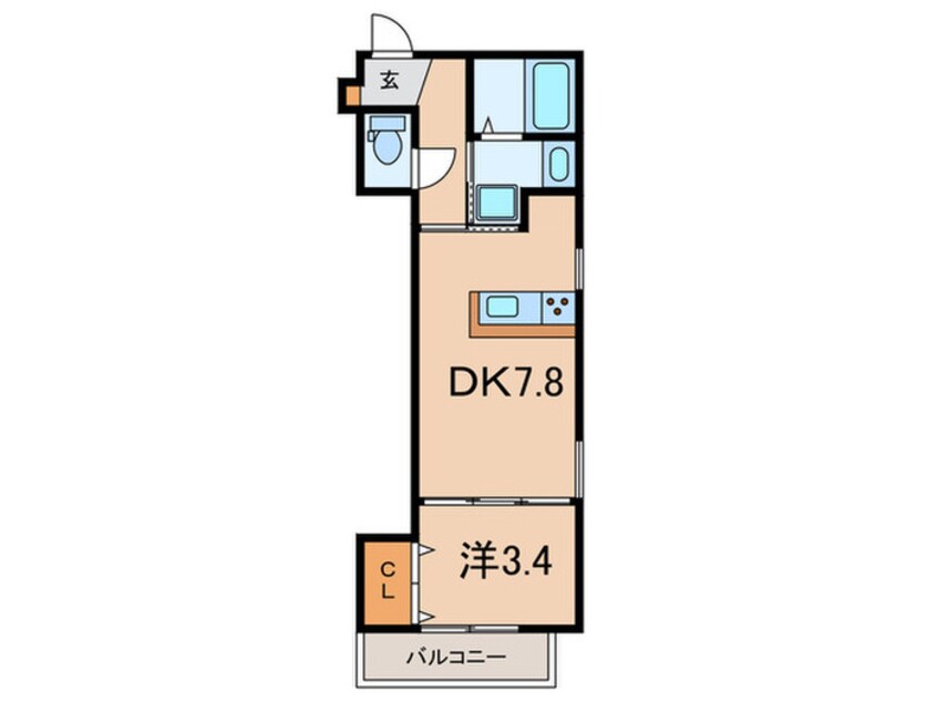 間取図 コティ加古川Ⅱ