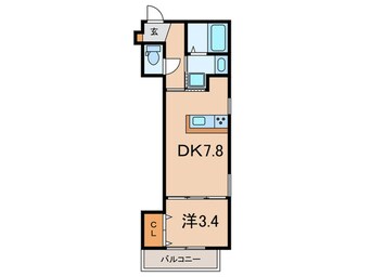 間取図 コティ加古川Ⅱ