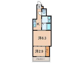 間取図 コティ加古川Ⅱ