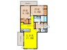 casa.FILANTE V 2LDKの間取り