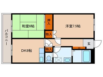 間取図 サンパレス板宿