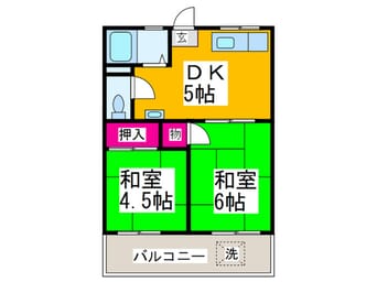 間取図 山内ハイツ