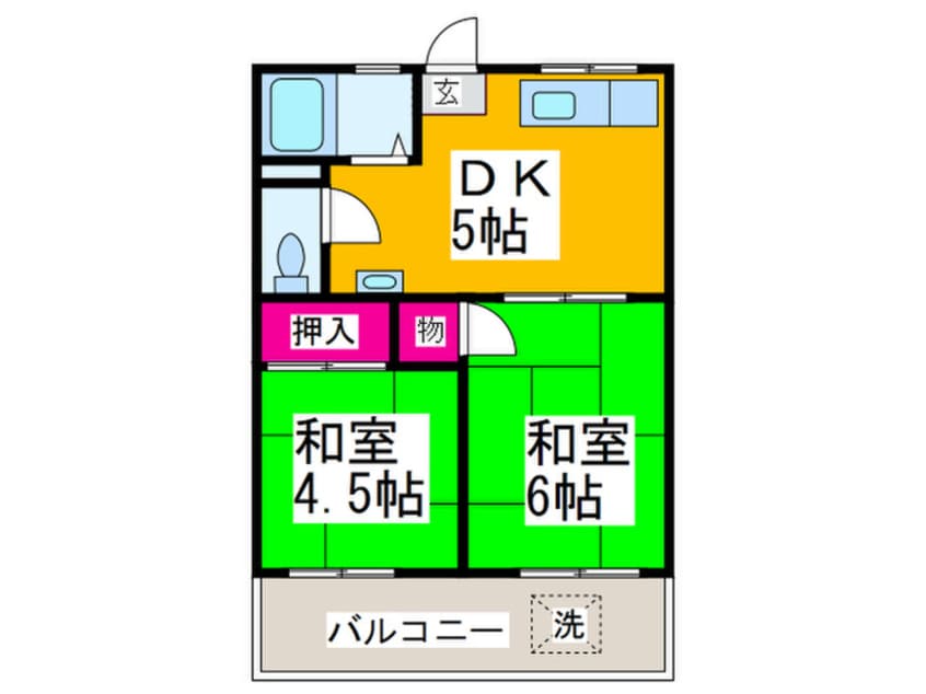 間取図 山内ハイツ