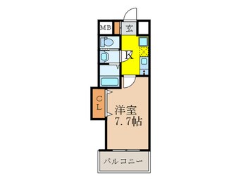 間取図 Ｌｕｘｅ新大阪Ⅱ