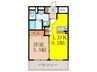 Ｌｕｘｅ新大阪Ⅱ 1LDKの間取り