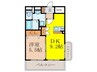Ｌｕｘｅ新大阪Ⅱ 1DKの間取り
