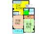 ＩＭハウス 2DKの間取り
