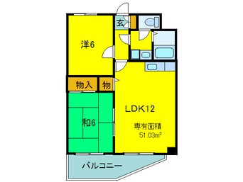 間取図 サン・ルミエール