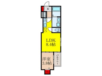 間取図 Ｊカレント東三国