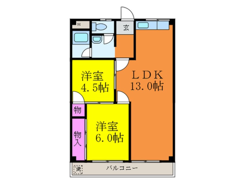 間取図 メゾン三島